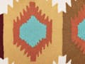 Miniatyrbilde 7 av 7: Sett med 2 pynteputer Flerfarget Bomull Ull 40 x 60 cm Geometrisk mønster Håndlaget Broderi Avtakbart trekk med fyll Boho