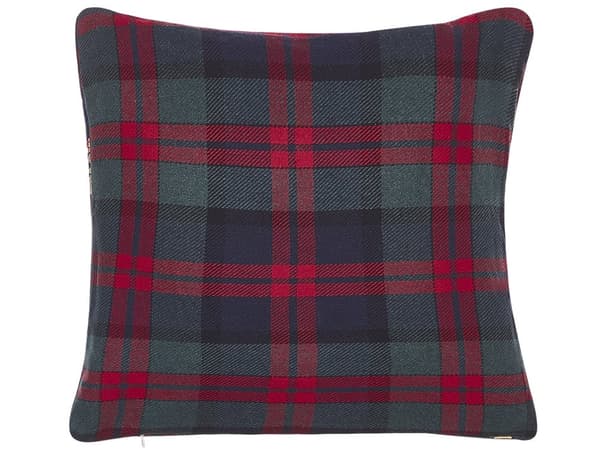 Pynteputer sett 2 stk rød/grønn 45 x 45 cm julemotiv juletrær