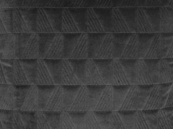 Sett med 2 puter grå geometrisk mønster bomull 45x45 cm dekorativt tilbehør stue soverom