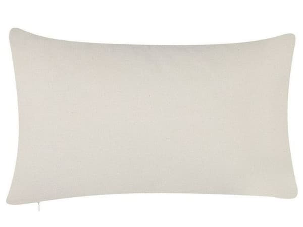 Sett med 2 Pynteputer Beige 30 x 50 cm Tiger Motiv Dekorative Puter Moderne Boho