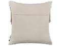 Miniatyrbilde 4 av 7: Spredningspute Beige Bomull 45 x 45 cm Putevar Teksturert Frynser med Polyesterfylling