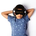 Miniatyrbild 5 av 5: Lazy Bones Skull Relaxeazzz Plush Round Travel Pillow & Eye Mask Set