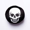 Miniatyrbild 1 av 5: Lazy Bones Skull Relaxeazzz Plush Round Travel Pillow & Eye Mask Set
