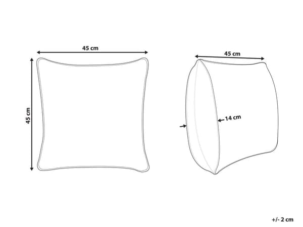 Prydnadskudde Flerfärgad Polyester Sammet 45 x 45 cm Höstmotiv Avtagbara Kuddfodral med Fyllning Bohemisk Stil