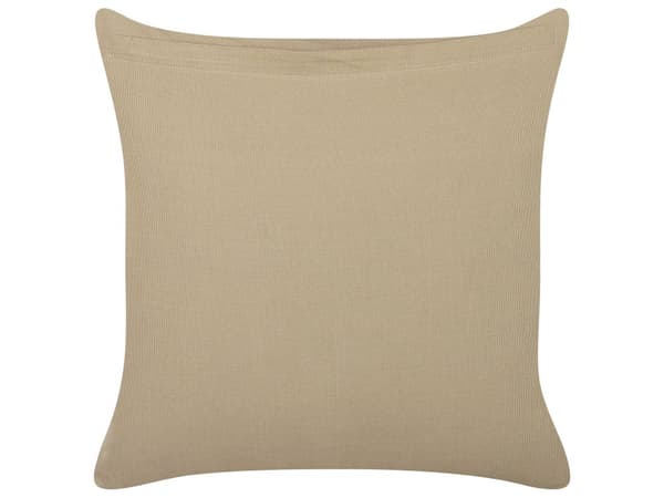 Prydnadskudde Grå Bomull 45 x 45 cm Geometriskt mönster Folietryck Boho Dekor Hemtillbehör