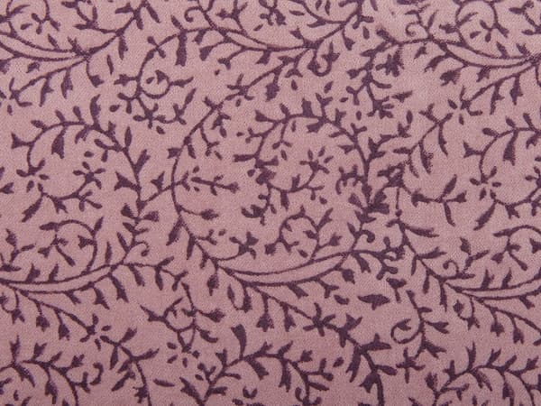 Pyntepute Rosa Fløyel 45 x 45 cm Blomstermotiv Blokkprint Dekorasjon Tilbehør Boho Stue Soverom