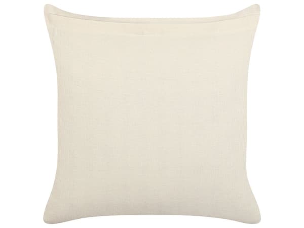 Pyntepute Beige Svart Bomull 45 x 45 cm Blokktrykt Boho Dekortilbehør Glidelås