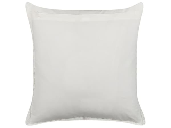 Pyntepute Blå Hvit Bomull 45 x 45 cm Geometrisk Mønster Blokktrykt Boho Dekortilbehør
