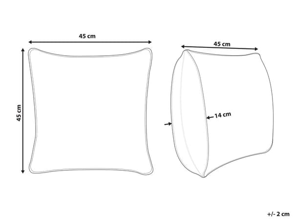 Dekorativ Kudde Vinröd Polyester 45 x 45 cm Bohemisk Design Dekor Tillbehör