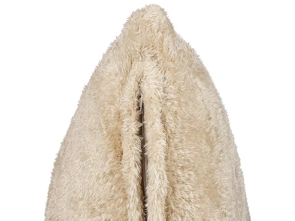 Dekorativ Kudde Beige Polyester 45 x 45 cm Bohemisk Design Dekor Tillbehör