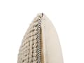 Miniatyrbild 7 av 8: Set med 2 Dekorativa Kuddar Beige Bomull 45 x 45 cm med Tofsar Bohemisk Dekor Tillbehör