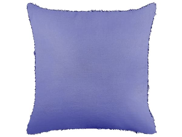 Set med 2 Dekorativa Kuddar Lila Bomull 45 x 45 cm Geometriskt Mönster Bohemisk Dekor Tillbehör