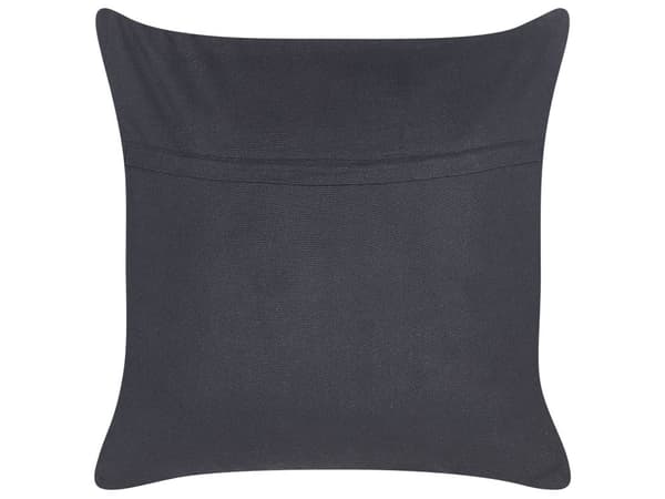 Prydnadskudde Beige Jute 45 x 45 cm Vävd Flätad Bohemisk Dekor Tillbehör Vardagsrum Sovrum