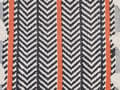 Miniatyrbild 7 av 7: Set med 2 Prydnadskuddar Flerfärgad Bomull 45 x 45 cm med tofsar Boho Vintage Chevron-mönster Vardagsrum Sovrum