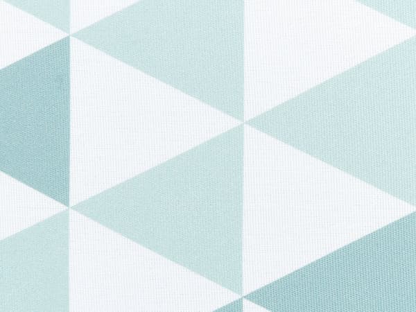 Sett med 6 Utendørs Sitteputer Blå Hvit Geometrisk diamantmønster UV-bestandig