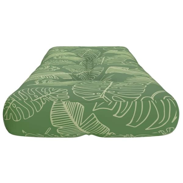 vidaXL Palldyna bladmönster 120x40x12 cm tyg