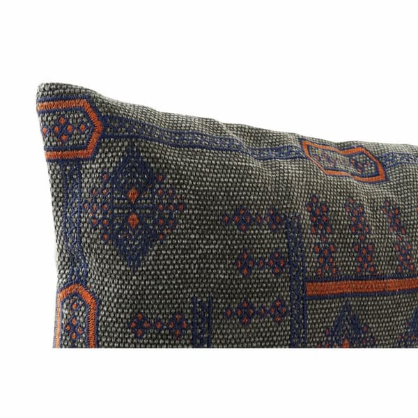 Kudde DKD Home Decor Blå Orange Fyrkantig Arab 50 x 10 x 35 cm (2 antal)