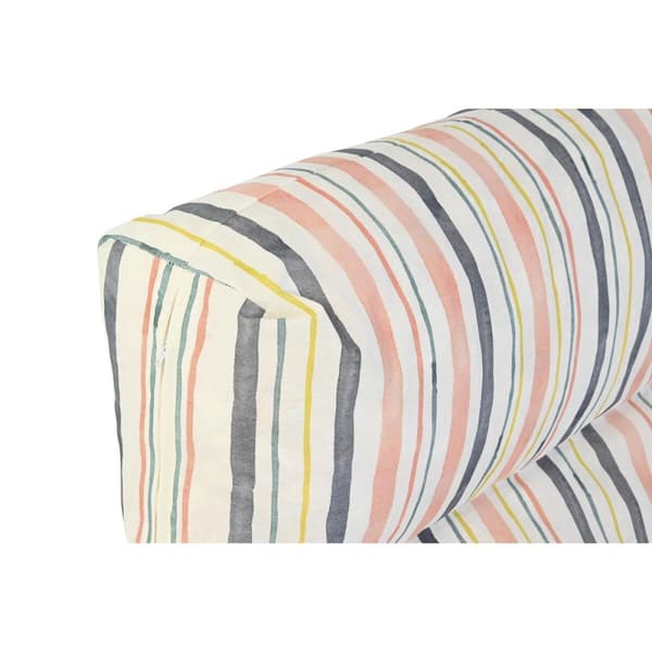 Kudde DKD Home Decor Golv Multicolour Aluminium Ränder 120 x 80 x 16 cm