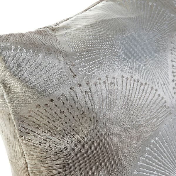 Kudde DKD Home Decor Grå Polyester Aluminium Traditionell
