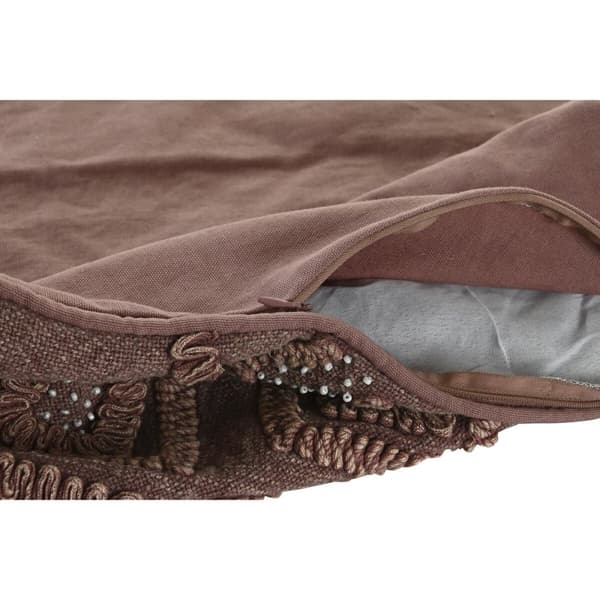 Kuddfodral DKD Home Decor Brun Romb 50 x 1 x 50 cm