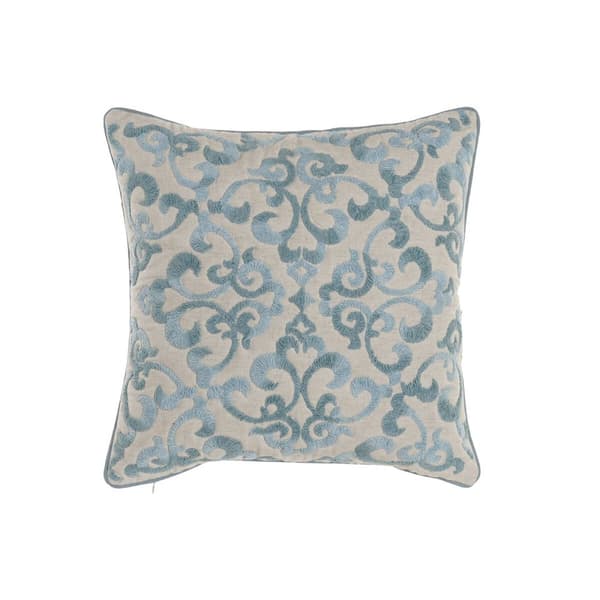 Kuddfodral DKD Home Decor Blå Traditionell 50 x 1 x 50 cm