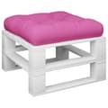 Miniatyrbillede 3 af 10: vidaXL pallehynde 50x50x12 cm stof pink