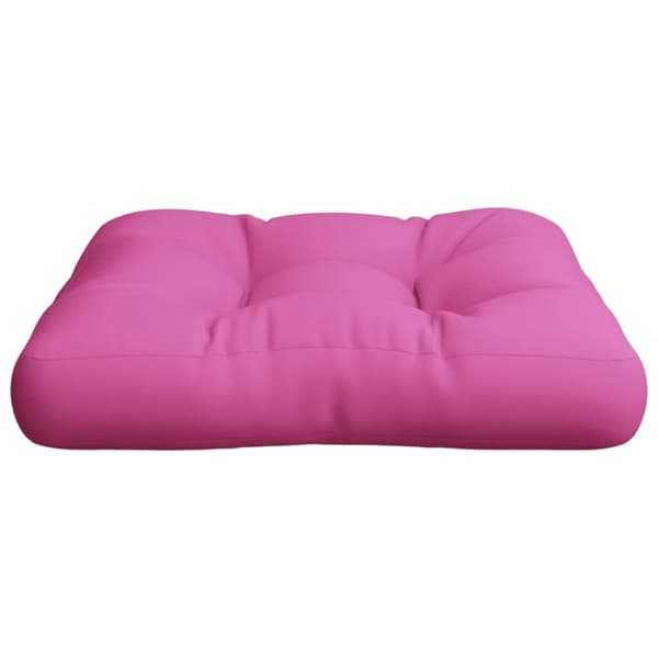 vidaXL pallehynde 60x60x12 cm stof pink