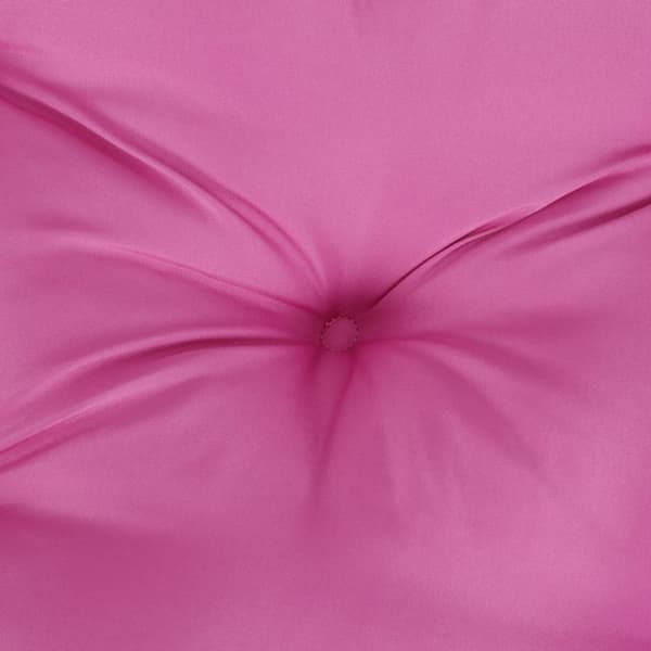 vidaXL pallehynde 60x60x12 cm stof pink