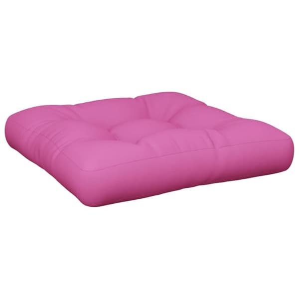 vidaXL pallehynde 60x60x12 cm stof pink