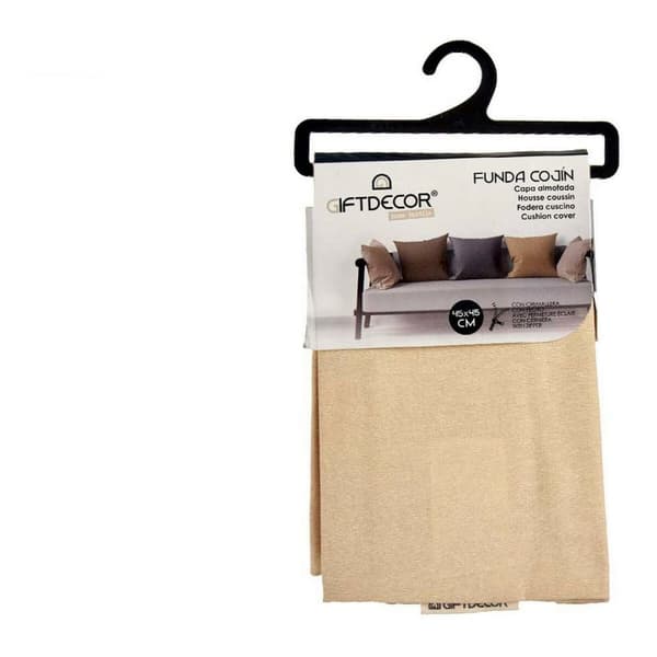 Kuddfodral Kräm Beige 45 x 0,5 x 45 cm 60 x 0,5 x 60 cm - 60 x 60 cm