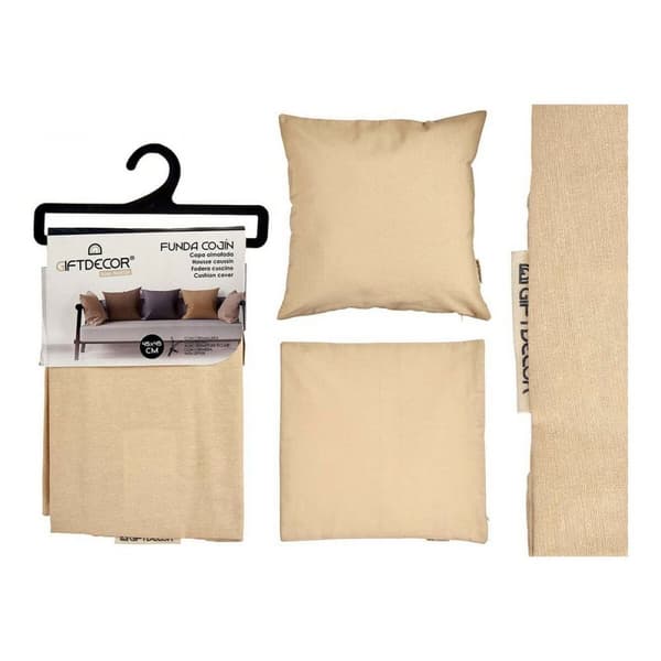 Kuddfodral Kräm Beige 45 x 0,5 x 45 cm 60 x 0,5 x 60 cm - 60 x 60 cm