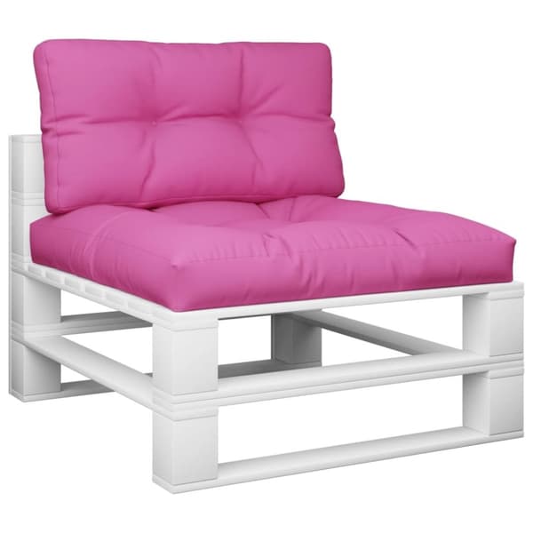 vidaXL Palldynor 2 st rosa tyg