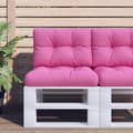Miniatyrbillede 1 af 3: vidaXL pallehynde 60x40x12 cm stof pink