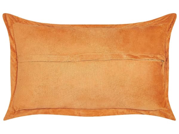 Sett med 2 oransje dekorative puter 47 x 27 cm Moderne tradisjonell stue soverom puter