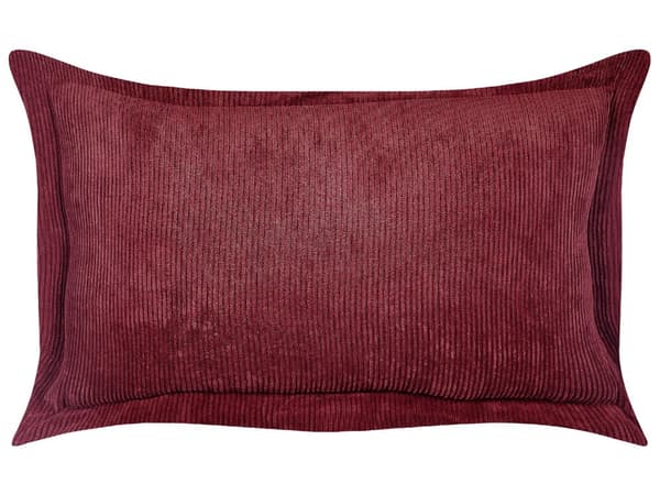 Sett med 2 burgunder dekorative puter 47 x 27 cm Moderne tradisjonell stue soverom puter