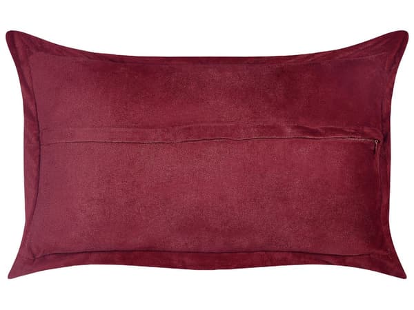 Sett med 2 burgunder dekorative puter 47 x 27 cm Moderne tradisjonell stue soverom puter