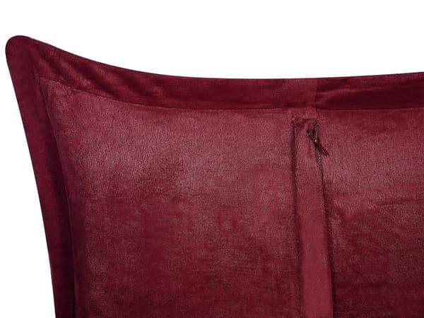Sett med 2 burgunder dekorative puter 47 x 27 cm Moderne tradisjonell stue soverom puter