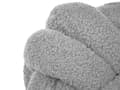 Miniatyrbilde 5 av 5: Dekorativ knutepute grå Boucle pute 19 x 19 cm Decor Accessories