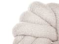 Miniatyrbilde 5 av 5: Knutepute hvit Boucle 31 x 11 cm Tied-Up Plushy Dekorativ Moderne Stil