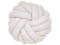 Miniatyrbilde 1 av 5: Knutepute hvit Boucle 31 x 11 cm Tied-Up Plushy Dekorativ Moderne Stil