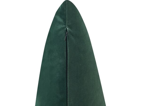 Sett med 2 dekorative puter grønn Bier Motiv 45 x 45 cm Velvet Polyester Modern Glamour Decor Accessories