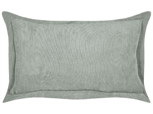 Set med 2 Ljusgröna Prydnadskuddar Manchester 47 x 27 cm Modern Traditionell Vardagsrum Sovrum Kuddar