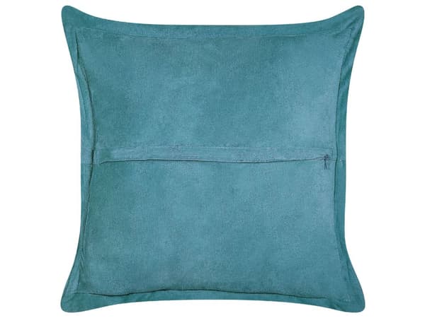 Set med 2 Blågröna Prydnadskuddar Manchester 43 x 43 cm Modern Traditionell Vardagsrum Sovrum Kuddar