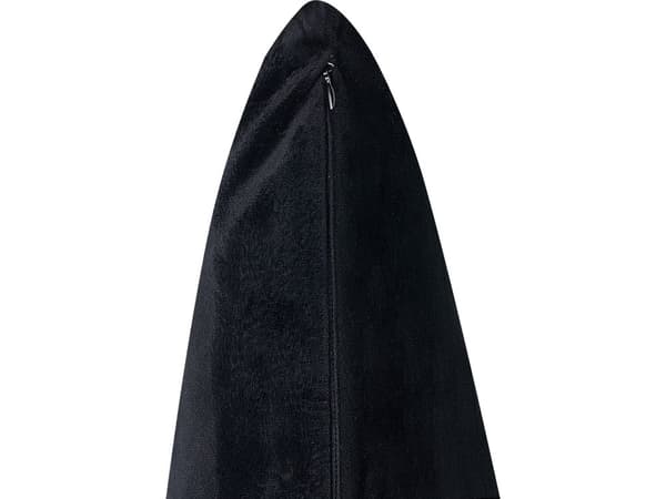 Set med 2 Prydnadskuddar Svart Bi Motiv 45 x 45 cm Sammet Polyester Modern Glamour Dekor Tillbehör
