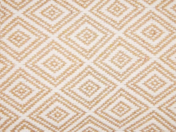 Set med 2 Beige Prydnadskuddar Polyester 30 x 50 cm med Fransar Geometriskt Mönster Moderna Traditionella Kuddar för Vardagsrum och Sovrum