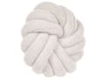 Miniatyrbild 5 av 6: Set med 2 Prydnadskuddar Vit Bouclé 31 x 31 cm Virvelknut Fluffig Dekorativ Modern Vardagsrum Sovrum