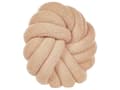 Miniatyrbild 5 av 6: Set med 2 Prydnadskuddar Beige Bouclé 31 x 31 cm Virvelknut Fluffig Dekorativ Modern Vardagsrum Sovrum