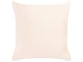 Miniatyrbild 5 av 7: Set om 2 kuddar Beige Sammet 45 x 45 cm med Dekorativa Element Glamour Modernt Vardagsrum Sovrum