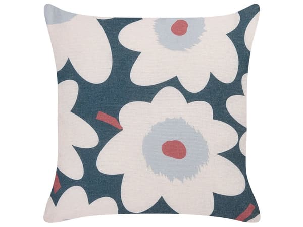 Set med 2 kuddar Flerfärgade Linne Bomull Polyester 45 x 45 cm Kuddar Avtagbara Överdrag Dragkedja Modern Traditionell Vardagsrum