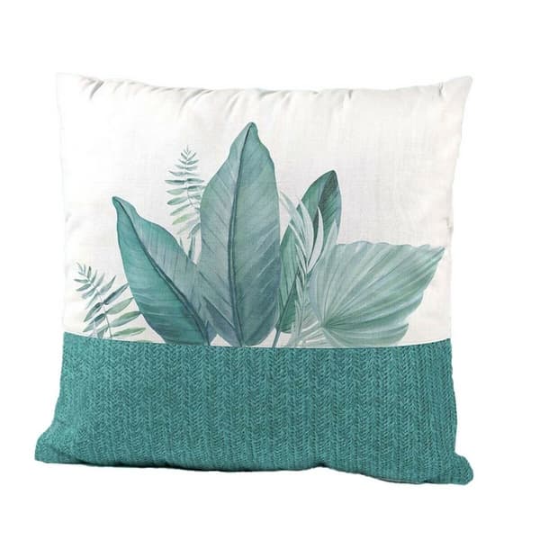 Kudde Blue jungle Löv av en växt 45 x 10 x 45 cm